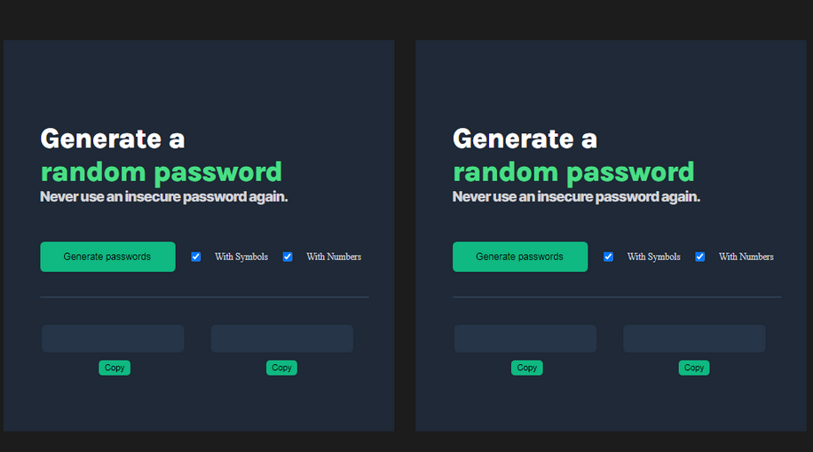 Password Generator Project